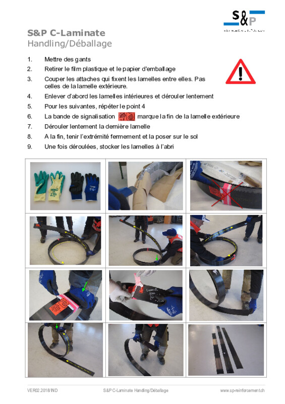 Handling_Déballage C-Laminate