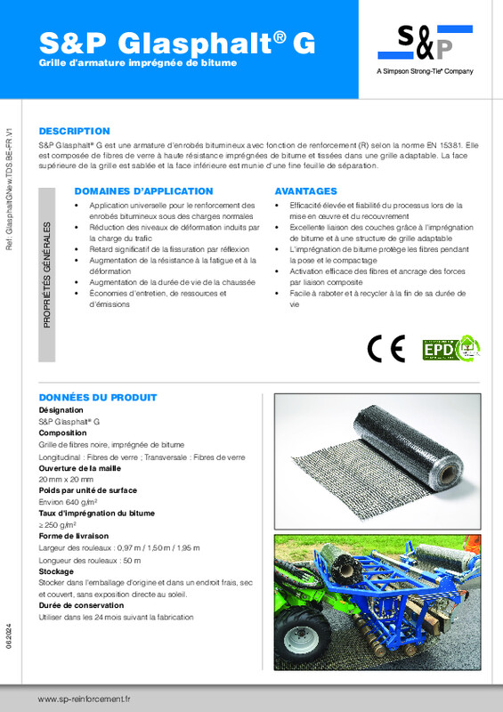 Fiche technique S&P Glasphalt® G (FDT)