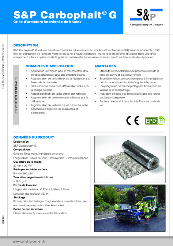 Fiche technique S&P Carbophalt® G (FDT)