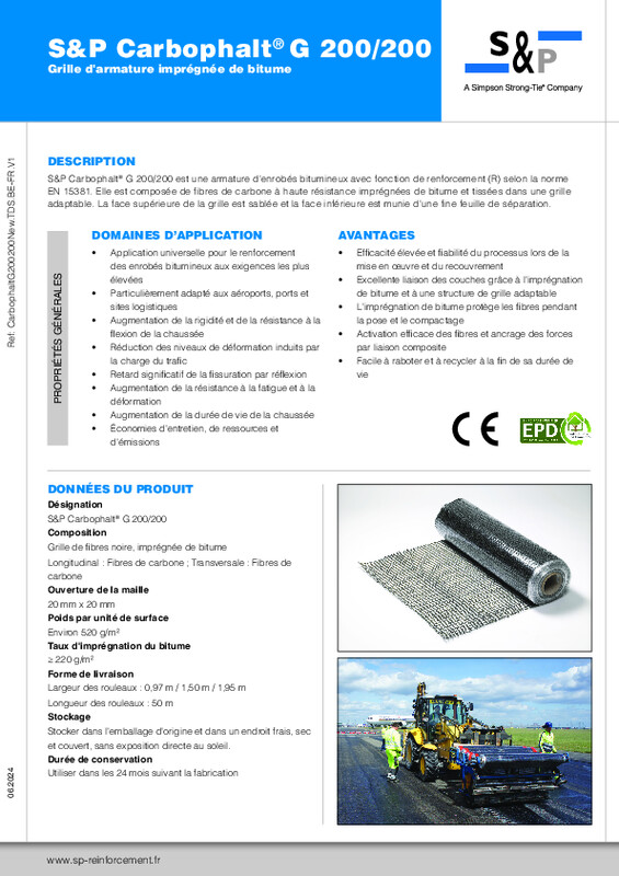 S&P Carbophalt® G 200/200 (FDT)