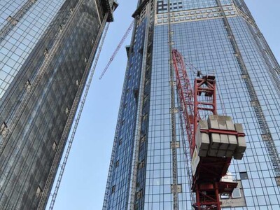 Deutsche Bank AG Frankfurt/M. - les tours en construction